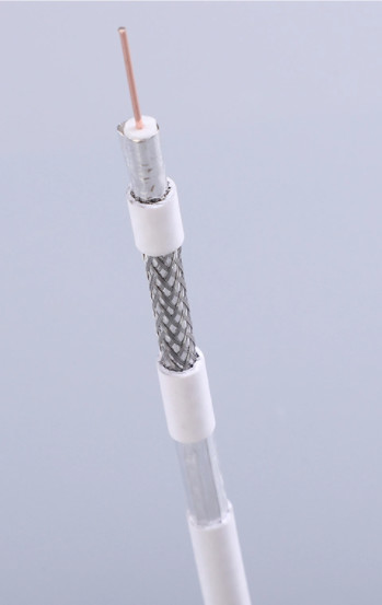 Quality 78 OHM CCS Cooper Rg6 CATV Satellite Tri Shield Coax Atenna Cable PVC wholesale