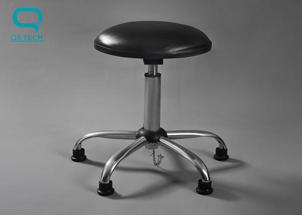 Quality ESD Safe Cleanroom Stool With Anti Slip Ring Leather Surface wholesale