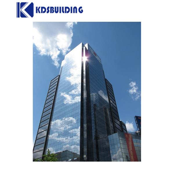 modern construction aluminum perforated facade panel glass curtain wall cladding system price