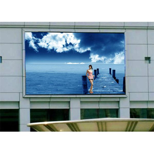 High Resolution P10mm Outdoor Fixed LED Display With Strong Cabinet 9-400m View