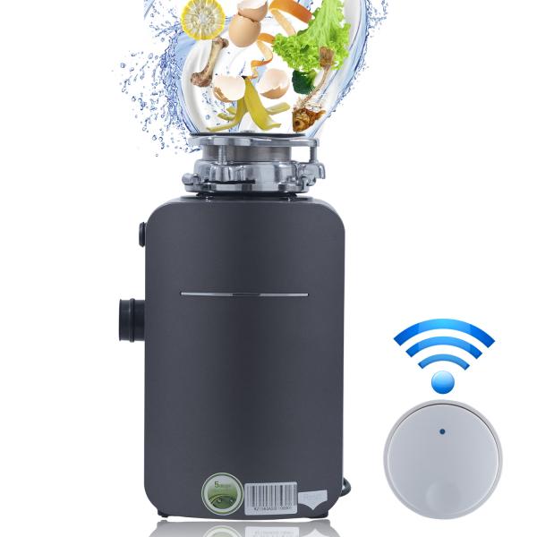 Quality DSKZI New Kitchen Food Garbage Processor Disposal Crusher DC motor white color with remote control wholesale