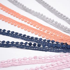 China Home Textile 2cm Gimp Cotton Lace Trim Guipure on sale