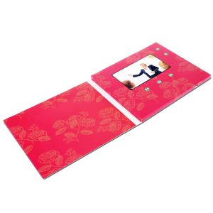Customized A5 Video Mailer Card with 4:3 Ratio and 2 Hours Battery Life for Effortless Video Upload