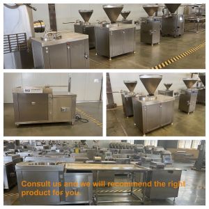 Customized Vertical Sausage Stuffer for Large Capacity Storage Made of Stainless