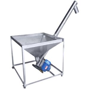 Fire Resistant Inclined Screw Feeder With Stainless Steel Compact Structure