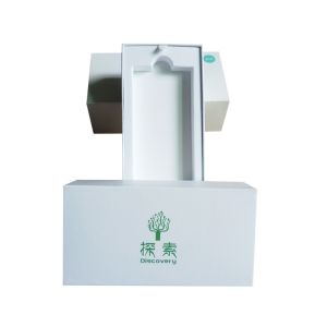 CMYK UV Effect Paper Packaging Box , White Cardboard Led Bulb Packaging Box