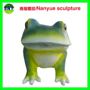 customize size animal fiberglass statue large frog model as decoration statue in