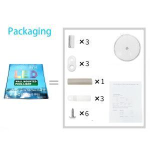 Remote WiFi Control LED PAR56 Pool Light 18W 24W 35W 42W Cool White