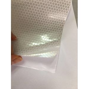 Honeycomb Reflective Flex Banner 440g For Advertising Digital Printing