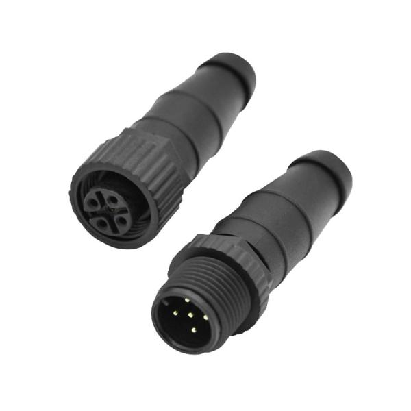 A B C D Coded 3 5 8 12pin M12 Sensor Connector Male / Female Straight / Right