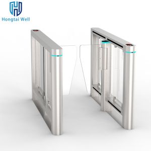 Anti pinch Access Control Speed Gates 0.5s High Speed Glass Security Turnstiles