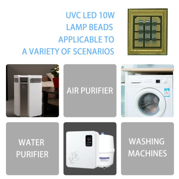 254nm 270nm 280nm UVB UVC LED Chip 3535 Series SMD High Luminous 1W 3W 10W