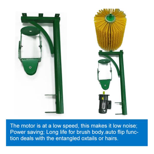 Quality Horizontal Position PP  Nylon Automatic Cattle Scratch Brushes wholesale