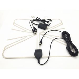 HD Digital TV Antenna 50 Miles Range Detachable Amplifier Signal Booster