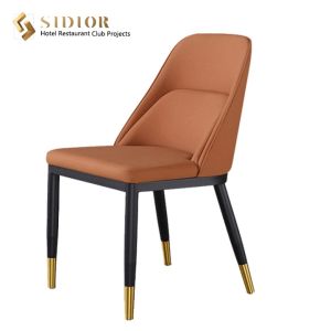 China 800mm High Back Upholstered Dining Chairs on sale