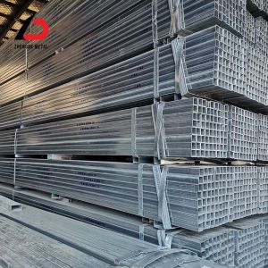 ASTM DN60 80 Sch.20 40 Galvanized Round Pipe Square Rectangle Galvanized Square