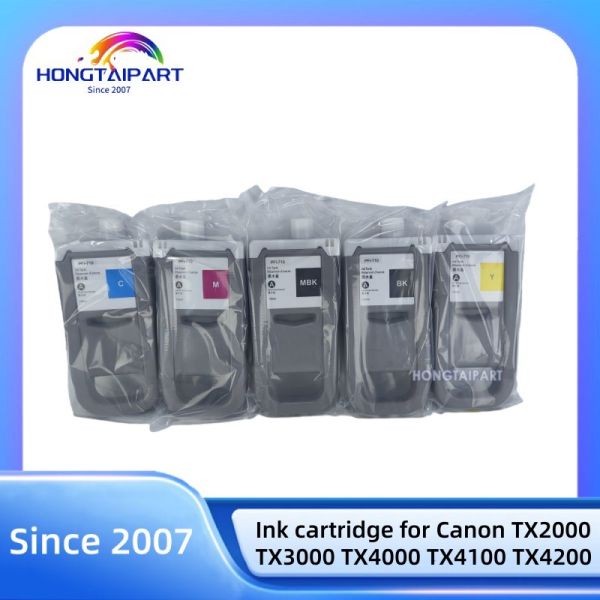 Quality Compatible PFI-710 Series Ink Cartridge for Canon TX2000 TX3000 TX4000 TX4100 TX4200 Printers wholesale