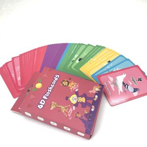 Biodegradable Educational Flash Card Non Toxic 350gsm