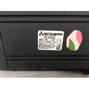 Mitsubishi HC-SFS81B AC Servo Motor 3 PHASE 5.1A 127V 1000RPM NEW