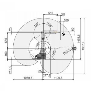 KUKA Quantec KR 10 R1100-2 6 Axis Industrial Robot With 1101mm Reach