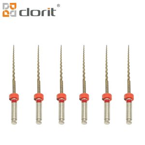 6pcs Endo Rotary Files Gold Heat Activation SX F3 CE ISO Endodontic Files