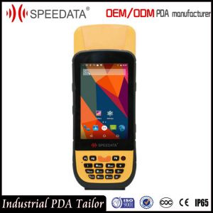 IP65 Laser Handheld RFID Reader , Portable Data Terminal Barcode Scanner Android