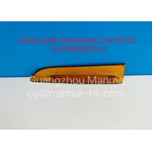 China Head Lamp Ornament ISUZU Truck Parts For NKR NHR NPR 8-97863623-0 on sale
