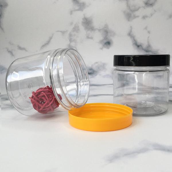 Modern Style Plastic Storage Jars Plastic Food Jar Wide Mouth Plastic Jars with