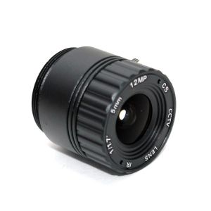 Fixed Iris CS Mount Lens 5mm 1/1.7" 4K IR Correction F2.0 Megapixels 12MP 87
