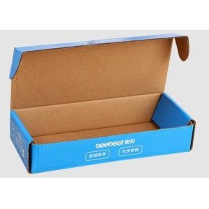 Varnishing Corrugated Board Blind Box for Customized Tear-Off Boxycharm Kraft