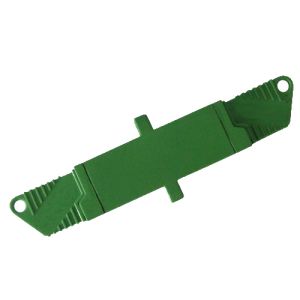 E2000 Fiber Optic Network Adapter Ceramic Sleeve Plastic Housing 0.2dB Insertion