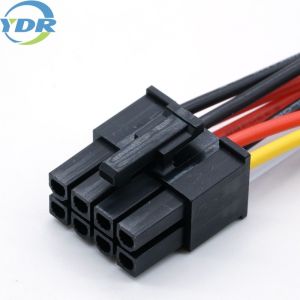 Molex 4.2mm 5557 2*4 8 Pins Custom Wire Harnesses and Cables With M4 Circular