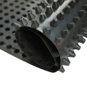 Waterproofing HDPE Dimpled Drainage Membrane 0.2 - 2.0mm Thickness