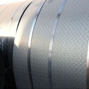 600mm-1500mm Hot Rolled Checkered Sheet Metal Coil JIS SS400
