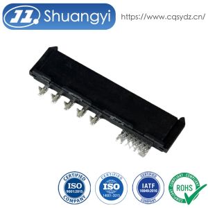Cheap SATA 22-Pin 1.27mm Dual Row Female PCB Connector, Right Angle SMT Power Signal Terminals Connector, Customization for Server Storage HDD SSD Cable for sale