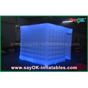 Inflatable Photo Booth Rental Oxford Clothes One Door Led Strip Inflatable Photo