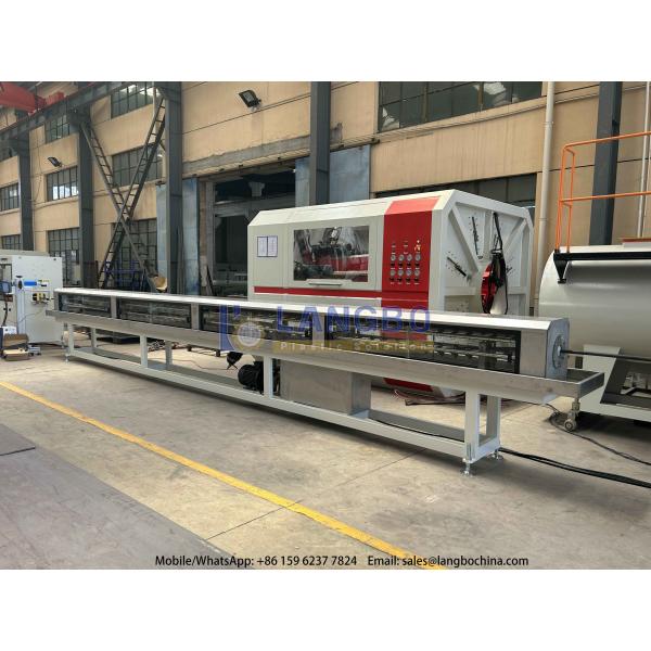 Single Screw Extruder High Efficient Extrusion Machine For 110mm PE Water Supply Drainage Sewage Pipe Making