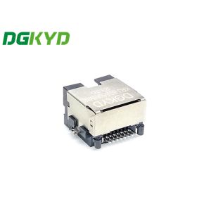 LCP Rj45 Female Connector SMD 8 Pin Sinking On Board DGKYDCB801188GWA6SB1133