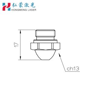 Centricut Laser Cutting Nozzle H17 M10mm BY319-1899X BY319-1903X Parts for