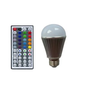 China RGB 3*3W E27 led bulb light wide beam angle 120 degree on sale