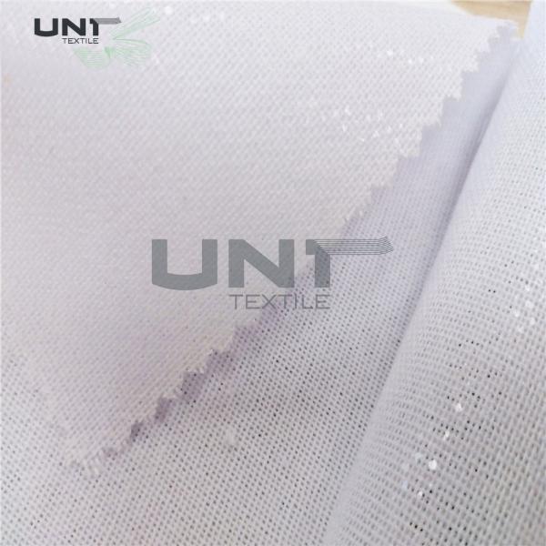 Quality Woven Fusible Lining Roll For Chef Hats 150cm Width Good Adhesive Strength wholesale