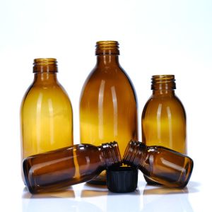 1000ml 2.5L Brown Amber Medicine Bottles With Screw Cap Laboratory