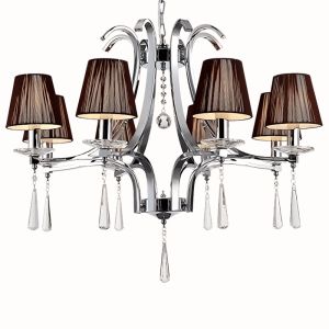 Modern Kichler chandelier with Black White Lampshade (WH-Mi-52)