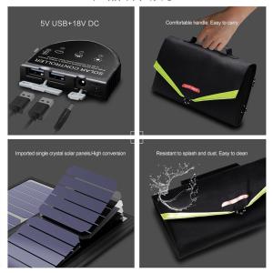 Portable Travel Solar PV Panel Blanket Camping 300Watts Folding 18VDC 3A