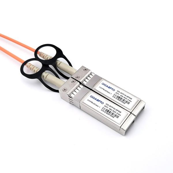 Quality 3m OM2 850nm SFP Qsfp+ Active Optical Cable Multi Mode wholesale