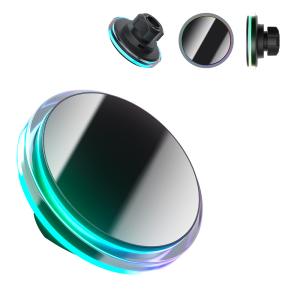 Cheap Effortless Charging and Unique Interior Design Magsafe Car Mount with Crystal Ambient Light Support ODM/OEM for sale