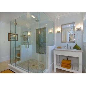 China 1/2 Ultra Clear Shower Door Glass Panel Tempered Thermal Stability on sale