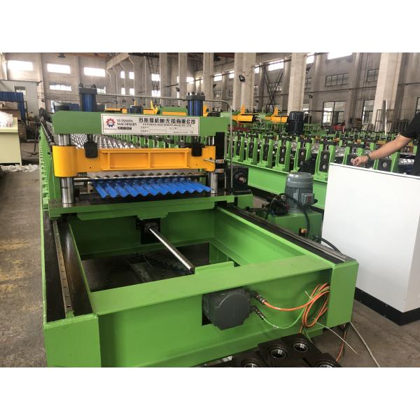 Fast Roof Panel Roll Forming Machine , Mini Corrugated Panel Roll Forming