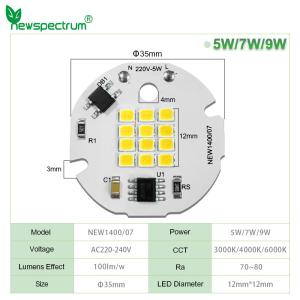 5W SMD LED Chip Encapsulation Series Brighter Safe And Reliable