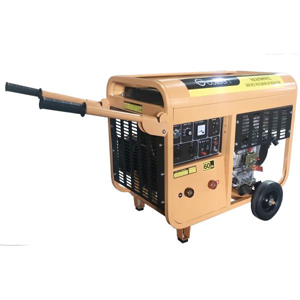 Quality Electric Start Diesel Welder Generator 50 - 180A Welding Current Diesel Engine wholesale